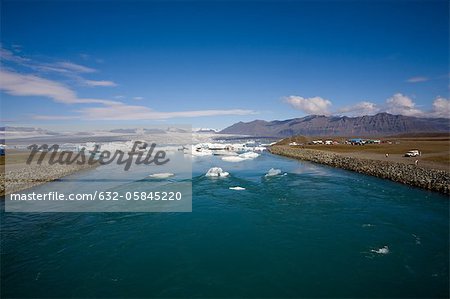 Lagune glaciaire Jokulsarlon, Islande