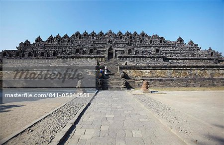 Temple de Borobudur, Site du patrimoine mondial de l'UNESCO, Java, Indonésie, Asie du sud-est, Asie