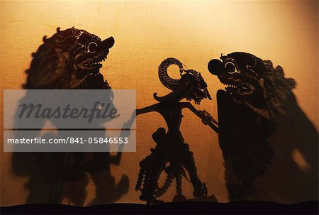 Wayang kulit (leather puppet) performance, Yogyakarta, Java, Indonesia, Southeast Asia, Asia