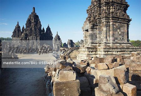 Sewu Temple Prambanan, patrimoine mondial de l'UNESCO, Java, Indonésie, Asie du sud-est, Asie