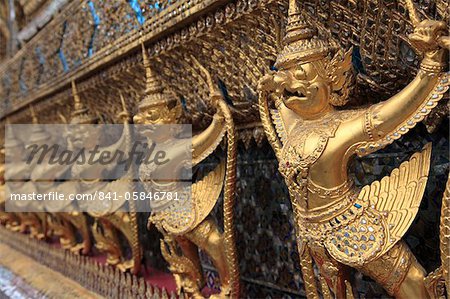 Temple of the Emerald Buddha (Wat Phra Kaew), The Grand Palace, Bangkok, Thailand, Southeast Asia, Asia
