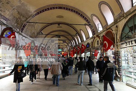 Istanbul Grand Bazar, Istanbul, Turquie, Europe