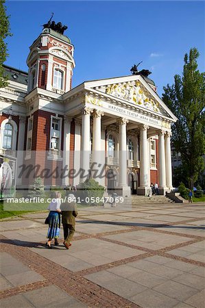 Néo classique, Théâtre National, Sofia, Bulgarie, Europe