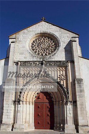Nossa Senhora da Graca Kirche, bettelnden Gotik, Ruhestätte von Pedro Alvares Cabral, Santarem, Ribatejo, Portugal, Europa