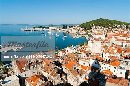 Stadtansicht von Split Region Dalmatien, Kroatien, Europa