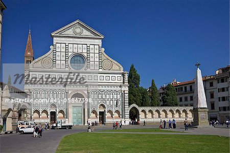 Church of Santa Maria Novella, Florence, UNESCO World Heritage Site, Tuscany, Italy, Europe