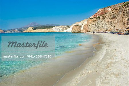 Firiplaka Beach, Milos, Cyclades Islands, Greek Islands, Aegean Sea, Greece, Europe