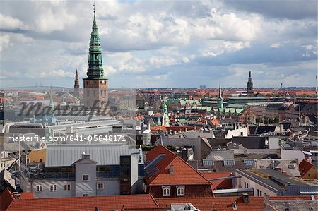 View from the Round Tower, Copenhagen, Denmark, Scandinavia, Europe