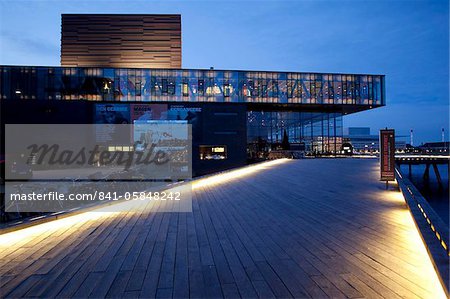 La maison de jouer au crépuscule, Copenhague, Danemark, Scandinavie, Europe