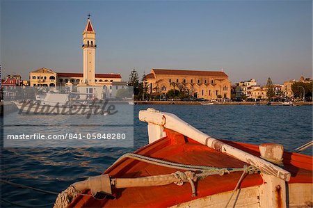 Agios Dionyssios Kirche und Hafen, Stadt Zakynthos, Zakynthos, Ionische Inseln, griechische Inseln, Griechenland, Europa