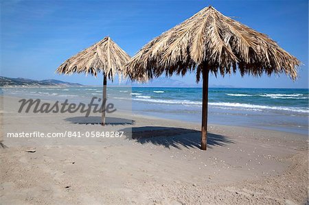 Beach scene, Alykes, Kakynthos, Ionian Islands, Greek Islands, Greece, Europe