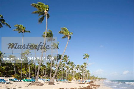 Plage de Bávaro, Punta Cana, République dominicaine, Antilles, Caraïbes, Amérique centrale