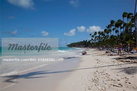 Plage de Bávaro, Punta Cana, République dominicaine, Antilles, Caraïbes, Amérique centrale Plage de Bávaro, Punta Cana, République dominicaine, Antilles, Caraïbes, Amérique centrale