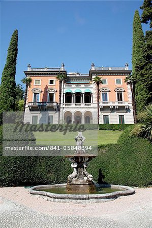 Villa am See, Cadenabbia, Comer See, Lombardei, italienische Seen, Italien, Europa