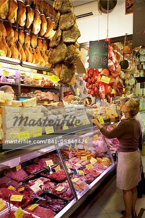 Butchers Shop, Bologna, Emilia Romagna, Italy, Europe