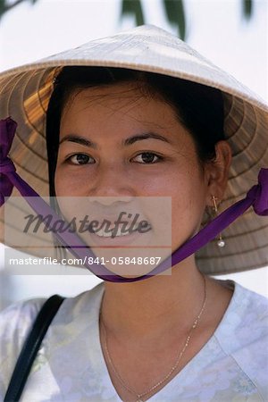 Porträt von jungen vietnamesischen Mädchen, Indochina, Vietnam, Südostasien, Asien