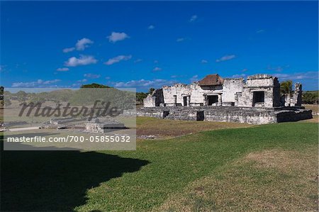 Templo del Dios Descendente, Tulum, Riviera Maya, Quintana Roo, Mexico