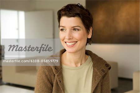 Mid adult woman smiling