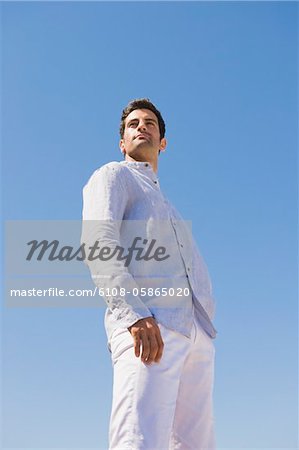 Man standing on the beach