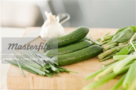 Vegetables in the kitchen