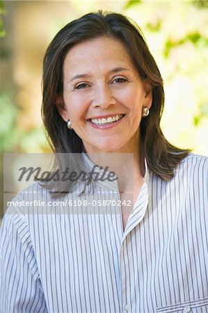 Porträt von einem senior Woman smiling