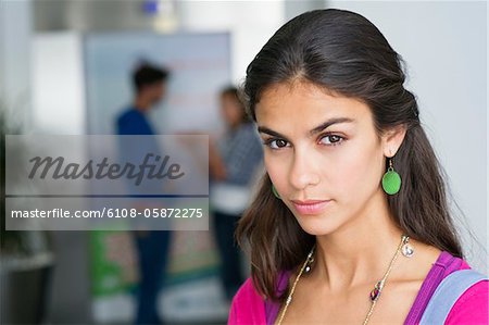 Portrait of a female university student