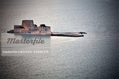 Bourtzi fortress at Nafplio city in south Greece