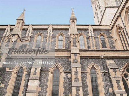 The Southwark Cathedral church, South Bank, London, UK
