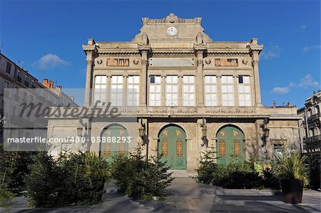 picture of the municipal Theater of Beziers, Languedoc Roussillon, France