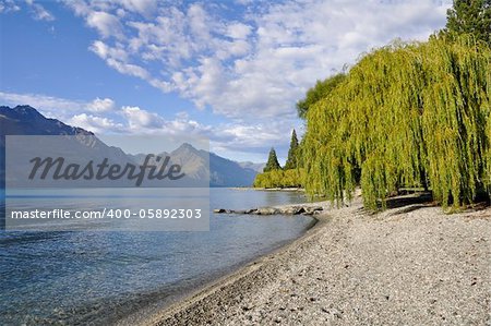 Lake Wakatipu, Queenstown in New Zealand Lake Wakatipu, Queenstown in New Zealand
