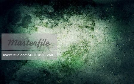 Grunge abstract background with mould stains over an old wall
