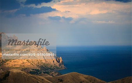 beautiful mountain landscape in Crimea, Ukraine