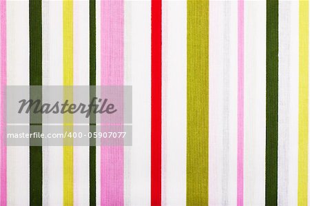 Bright colorful fabric background with vertical stripes