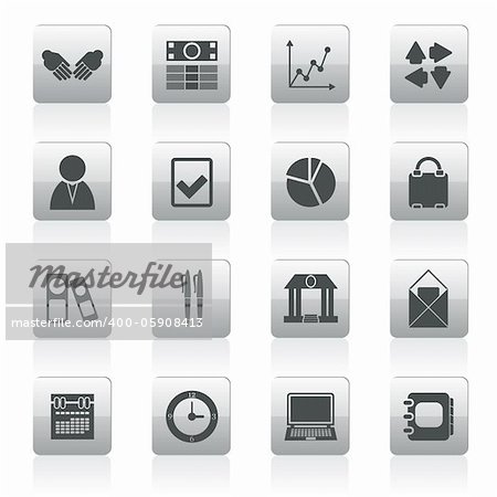 Business and Office icons - vector icon set