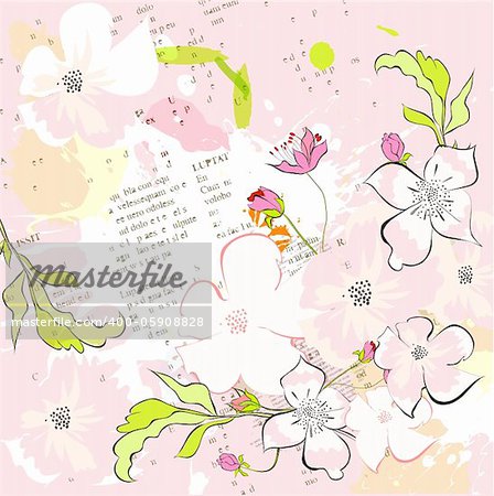 Colorful spring background