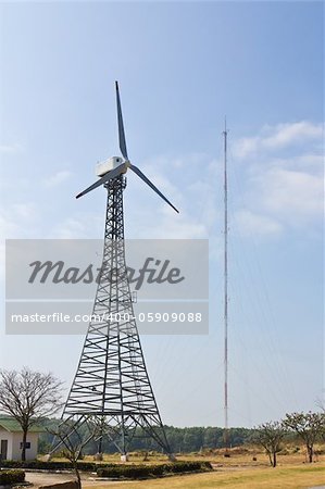 Wind energy turbine power station