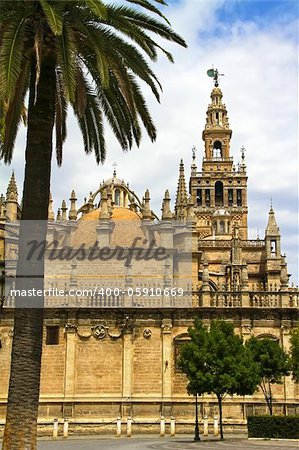 Spain. Cathedral of Seville. Tower La giralda