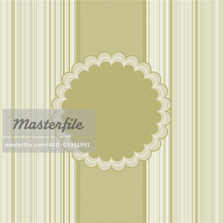 Elegant greeting card template. EPS 8 vector file included