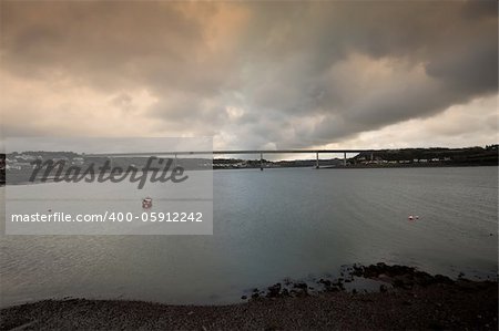 Cleddau bridge over the river Cleddau in Pembrokeshire