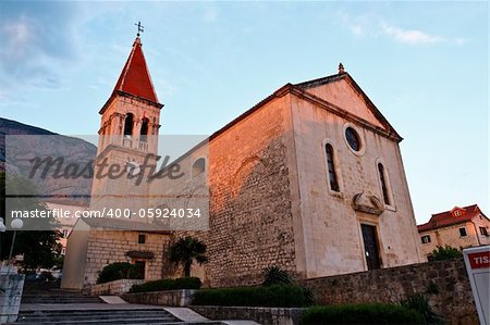 Saint Markâ??s Church in Makarska, Croatia