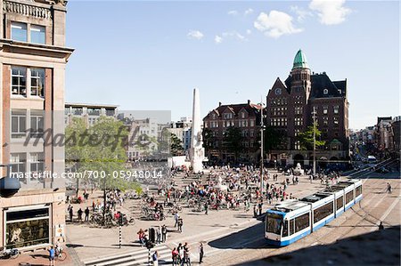 Place du Dam, Amsterdam, Pays-Bas