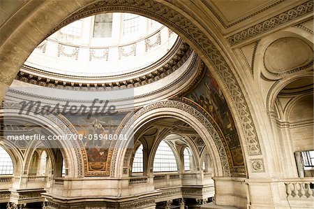 Intérieur de La Sorbonne, Université Panthéon-Sorbonne, Paris, France