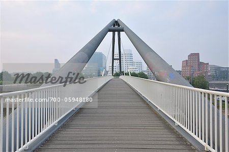 Bridge, Dusseldorf, North Rhine Westphalia, Germany