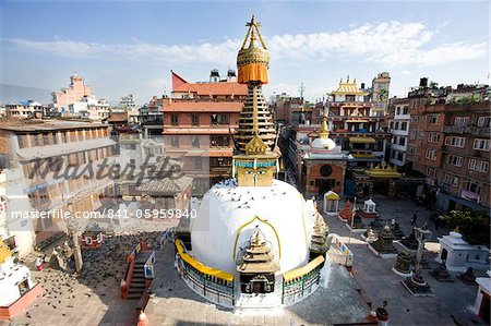 Buddhistische Stupa in Kathmandu Durbar Square, Kathmandu, Nepal, Asien in der Nähe der Altstadt