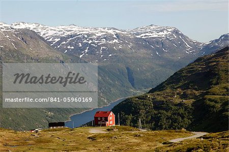 Paysage à Roldalsfjellet près de Roldal, Hardangervidda, Hordaland, Norvège, Scandinavie, Europe