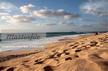 Santa Maria, l'île de Sal, Cap-Vert îles, océan Atlantique, Afrique