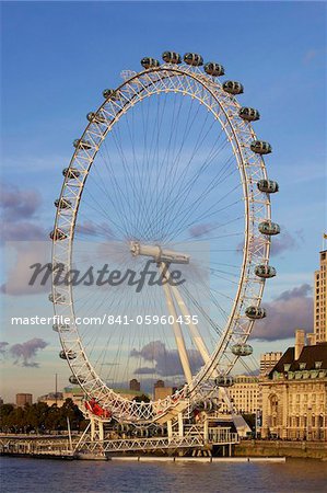 London Eye, la Tamise, Londres, Royaume-Uni, Europe London Eye, la Tamise, Londres, Royaume-Uni, Europe