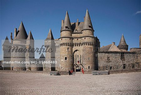 Château de vitre, Vitre, Bretagne, France, Europe