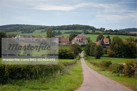 Village of Bazoches, Burgundy, France, Europe