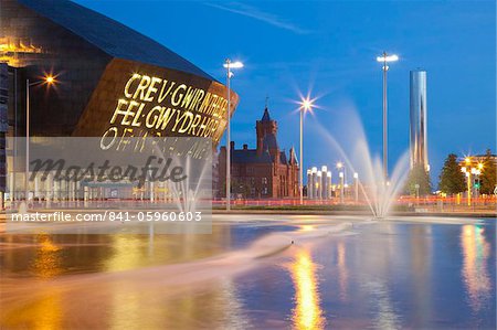 Millennium Centre, Cardiff Bay, Cardiff, Galles du Sud, pays de Galles, Royaume-Uni, Europe